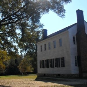 A very old, colonial era house in Charlotte