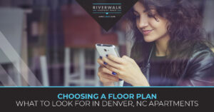 "Choosing a floor plan what to look for in Denver" blog banner.