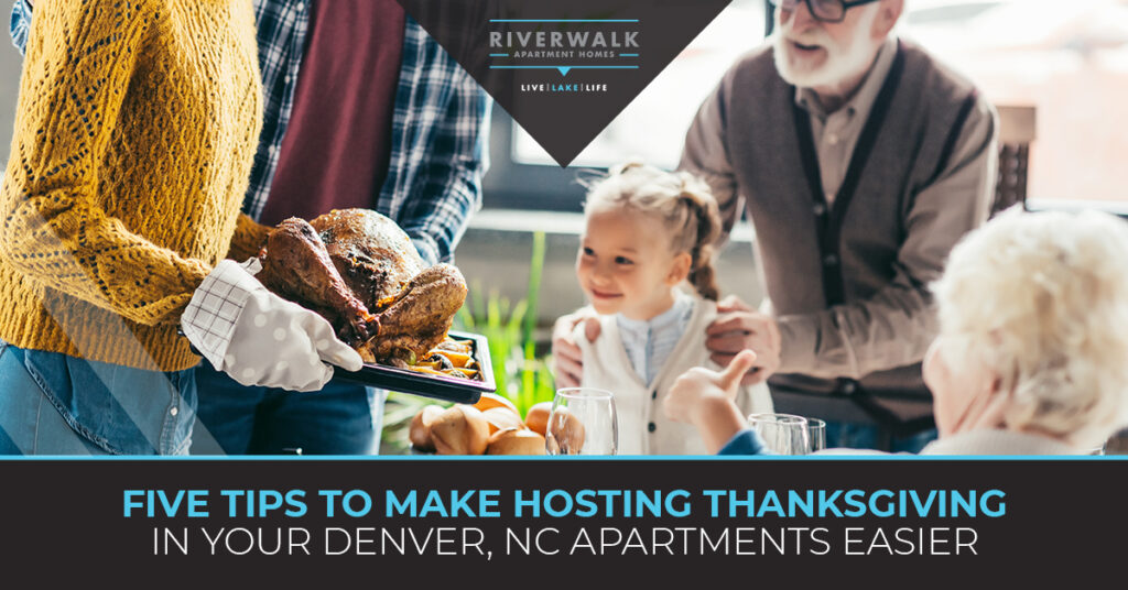 "Five tips to make hosting thanksgiving in your Denver apartments easier." blog topic.