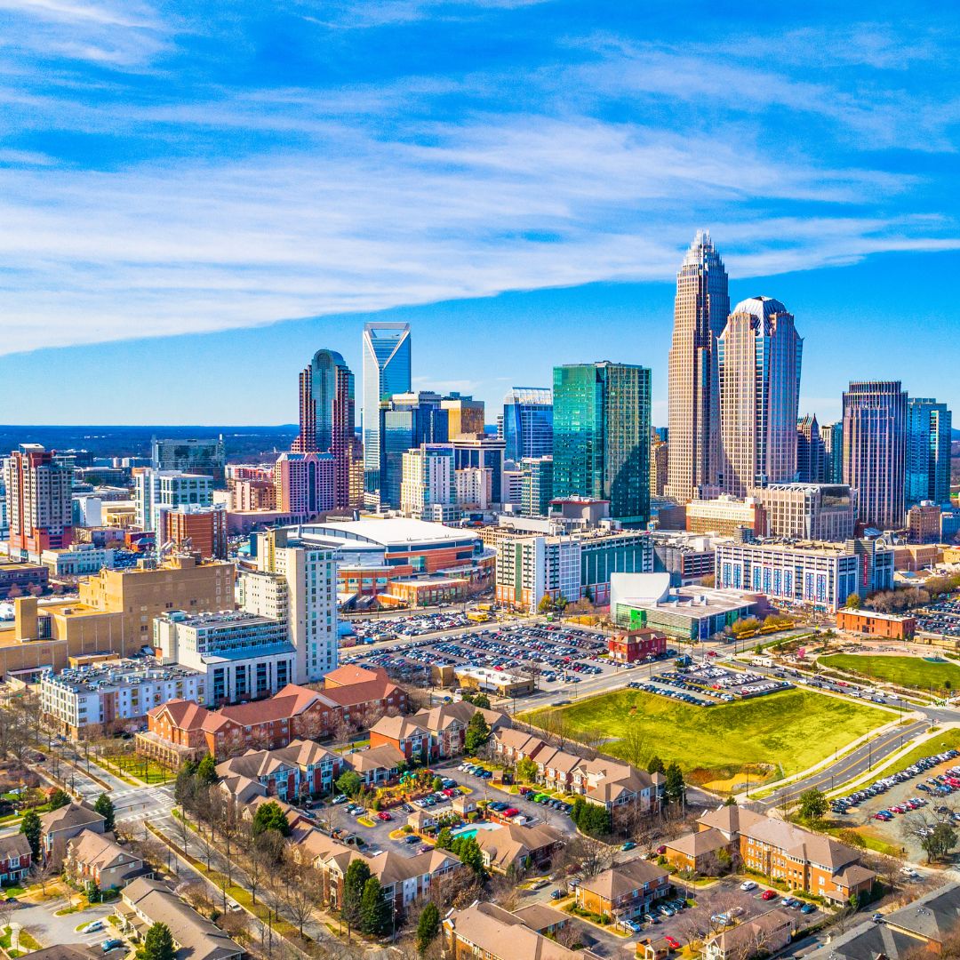 the city of Charlotte North Carolina