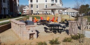 patio hang out area