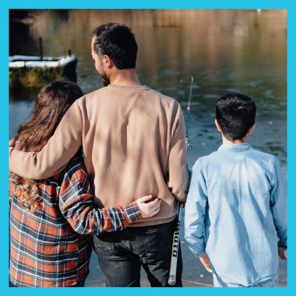 Family at Lake Norman.